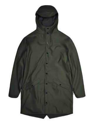 RAINS Long Jacket Green