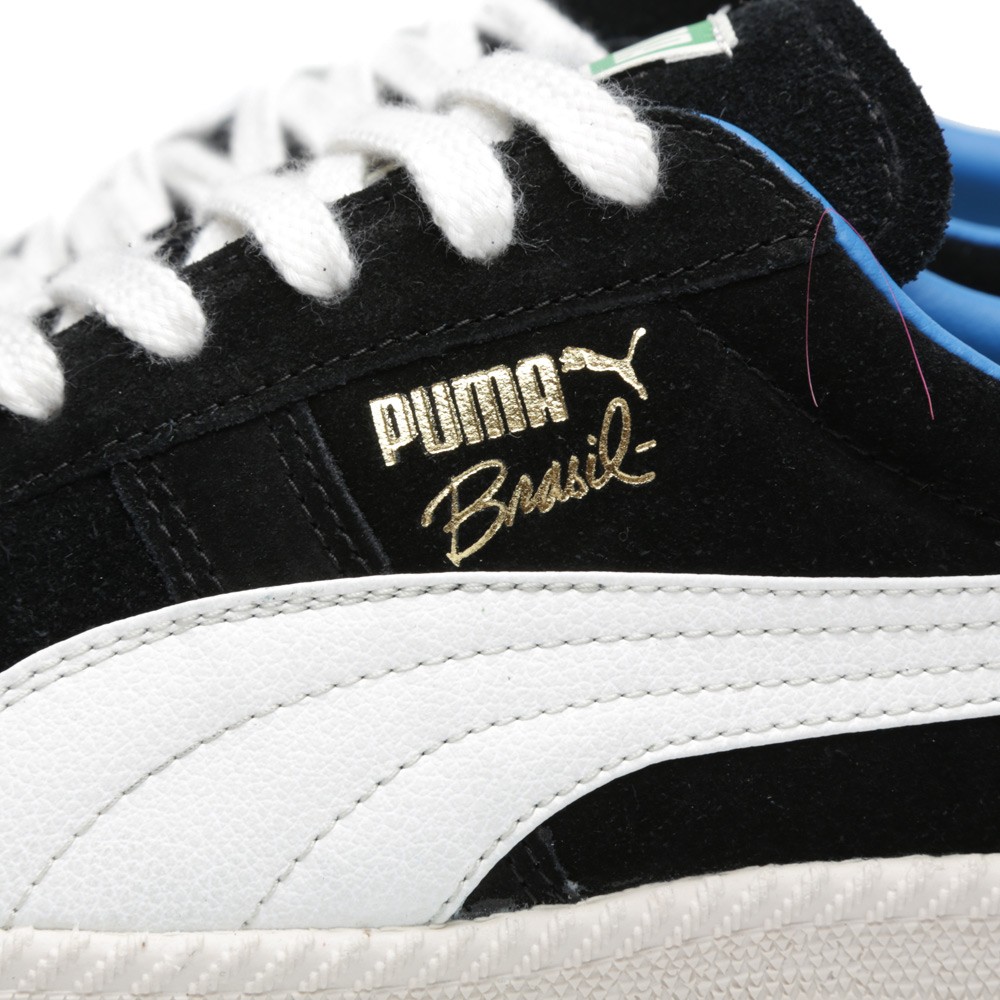 PUMA Brasil football vintage black white