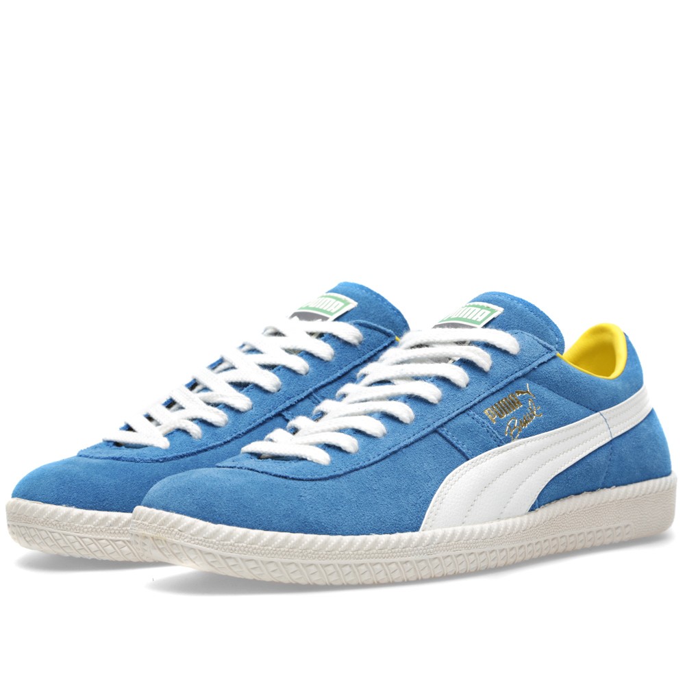 PUMA Brasil football vintage french blue white - Image 5