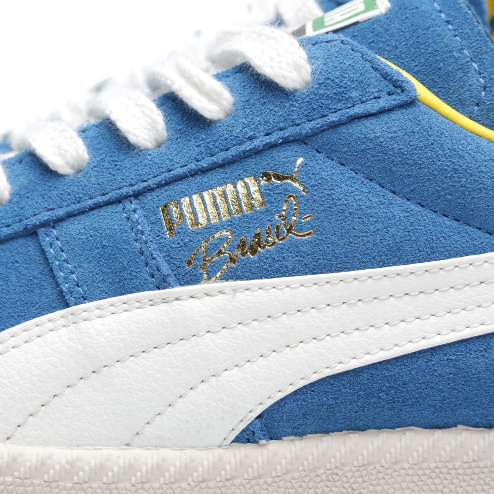PUMA Brasil football vintage french blue white - Image 2