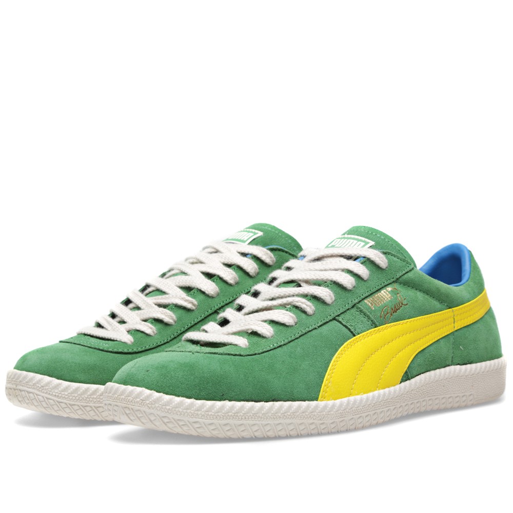 PUMA Brasil football vintage green vibraut yellow - Image 3