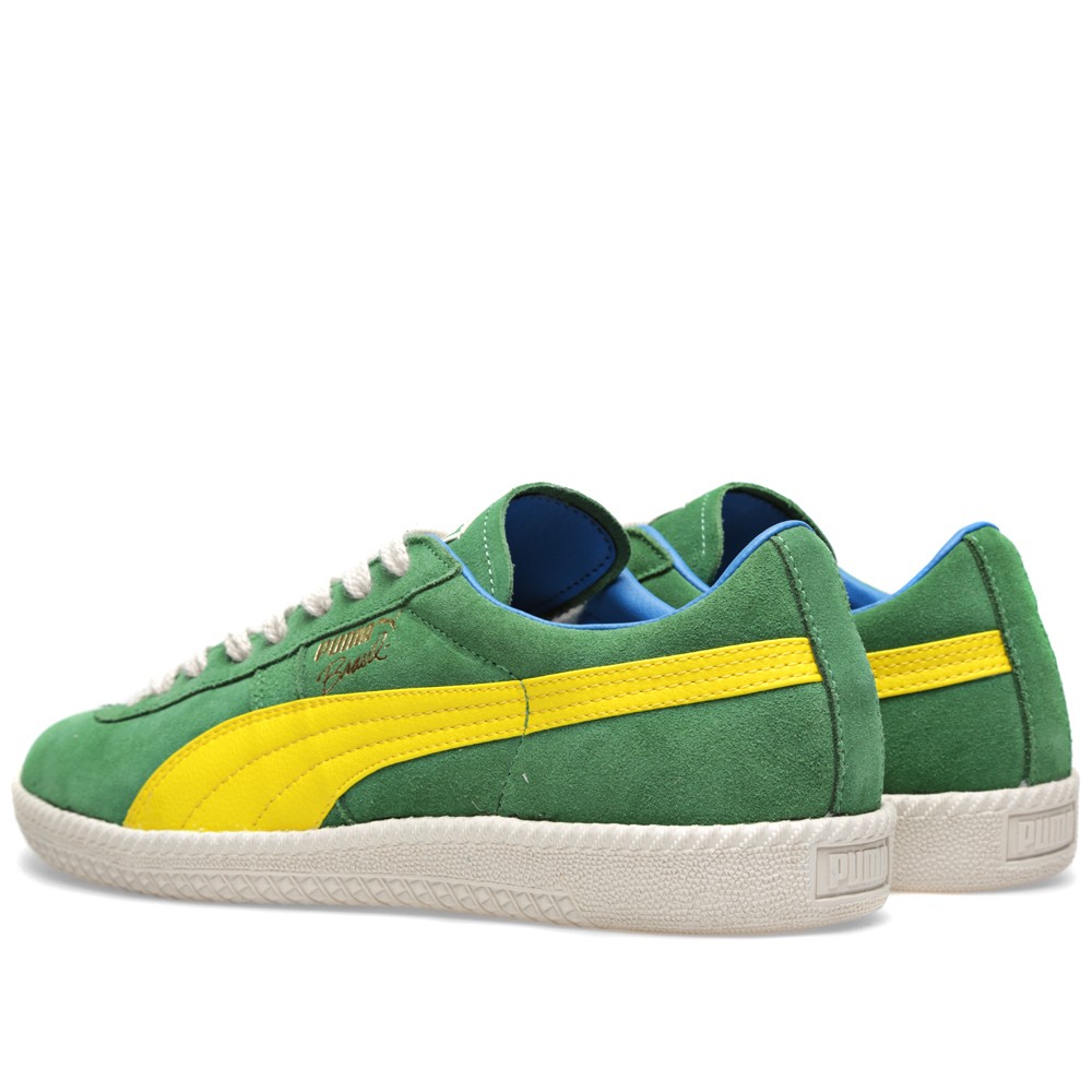 PUMA Brasil football vintage green vibraut yellow - Image 4