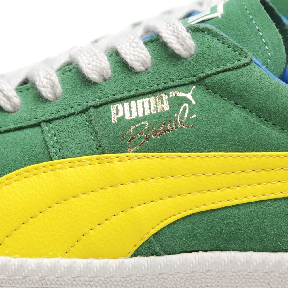 PUMA Brasil football vintage green vibraut yellow