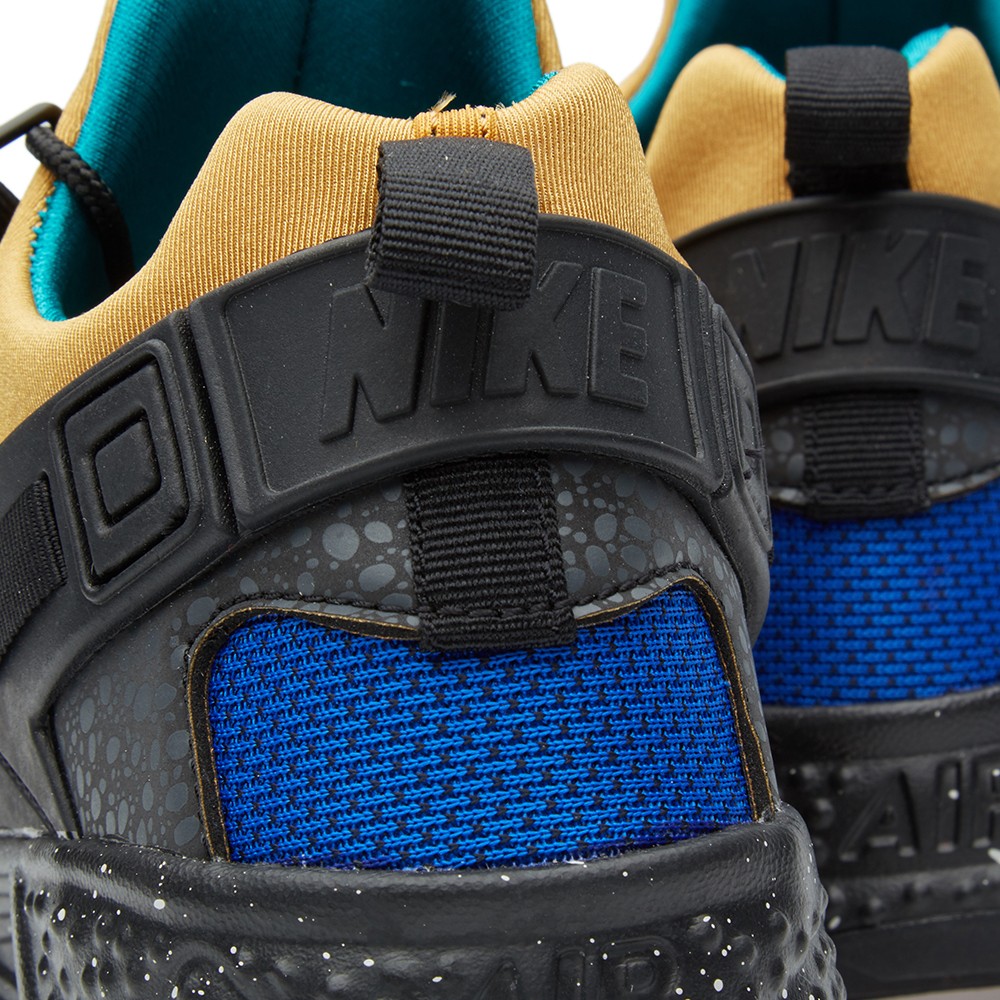 Nike - Air Huarache Utility Premium Bronze Black Racer blue - Image 2