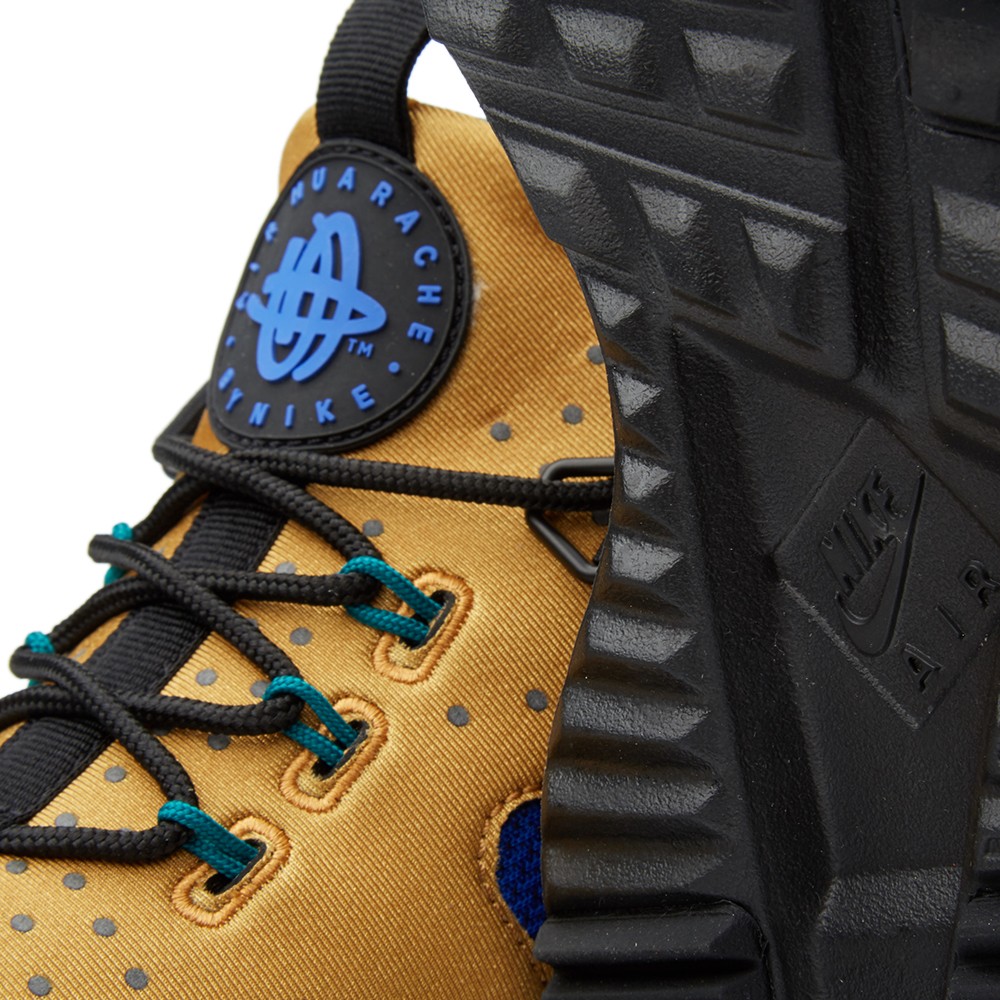 Nike - Air Huarache Utility Premium Bronze Black Racer blue - Image 7