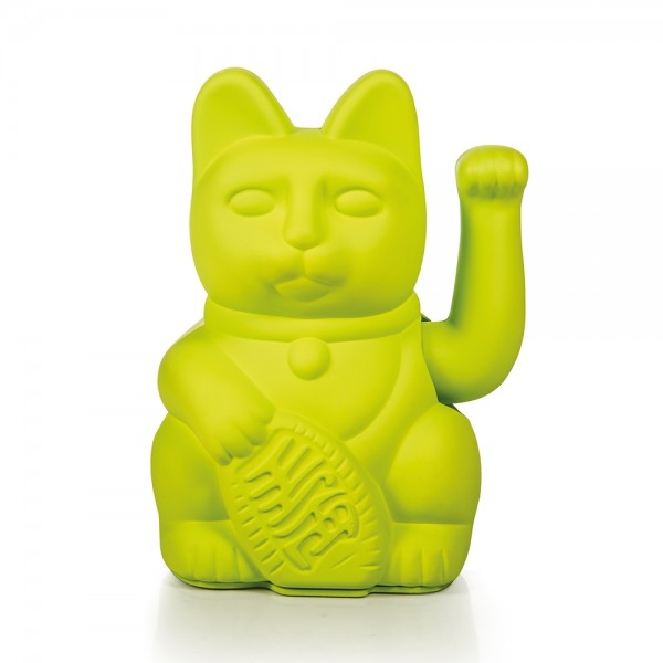 Lucky Cat Neon green