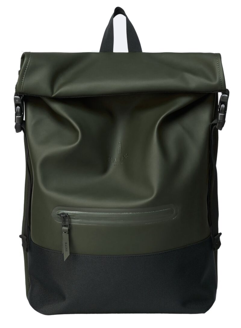 Buckle Rolltop Rucksack, Green