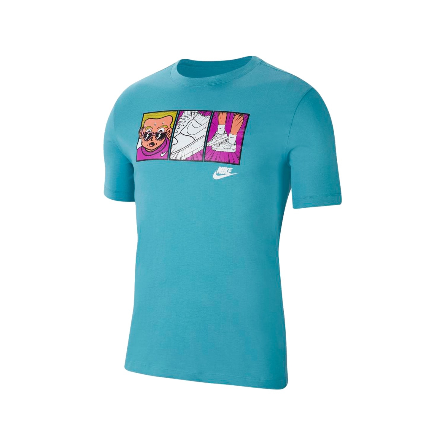 NIKE - Tee 3 Images Blue