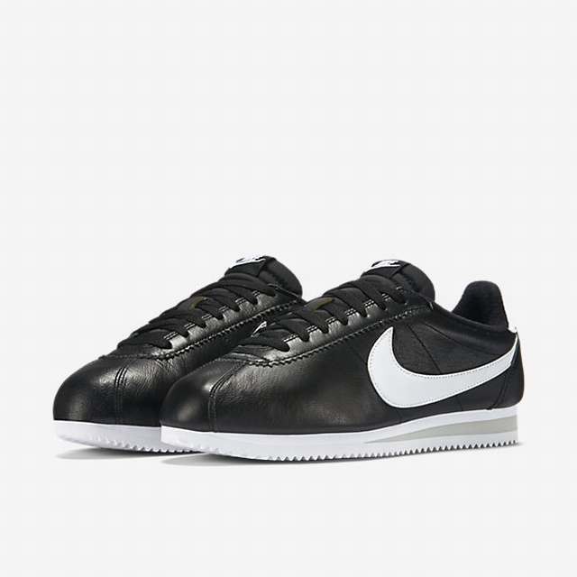 Nike - Classic Cortez Premium Black White - Image 2