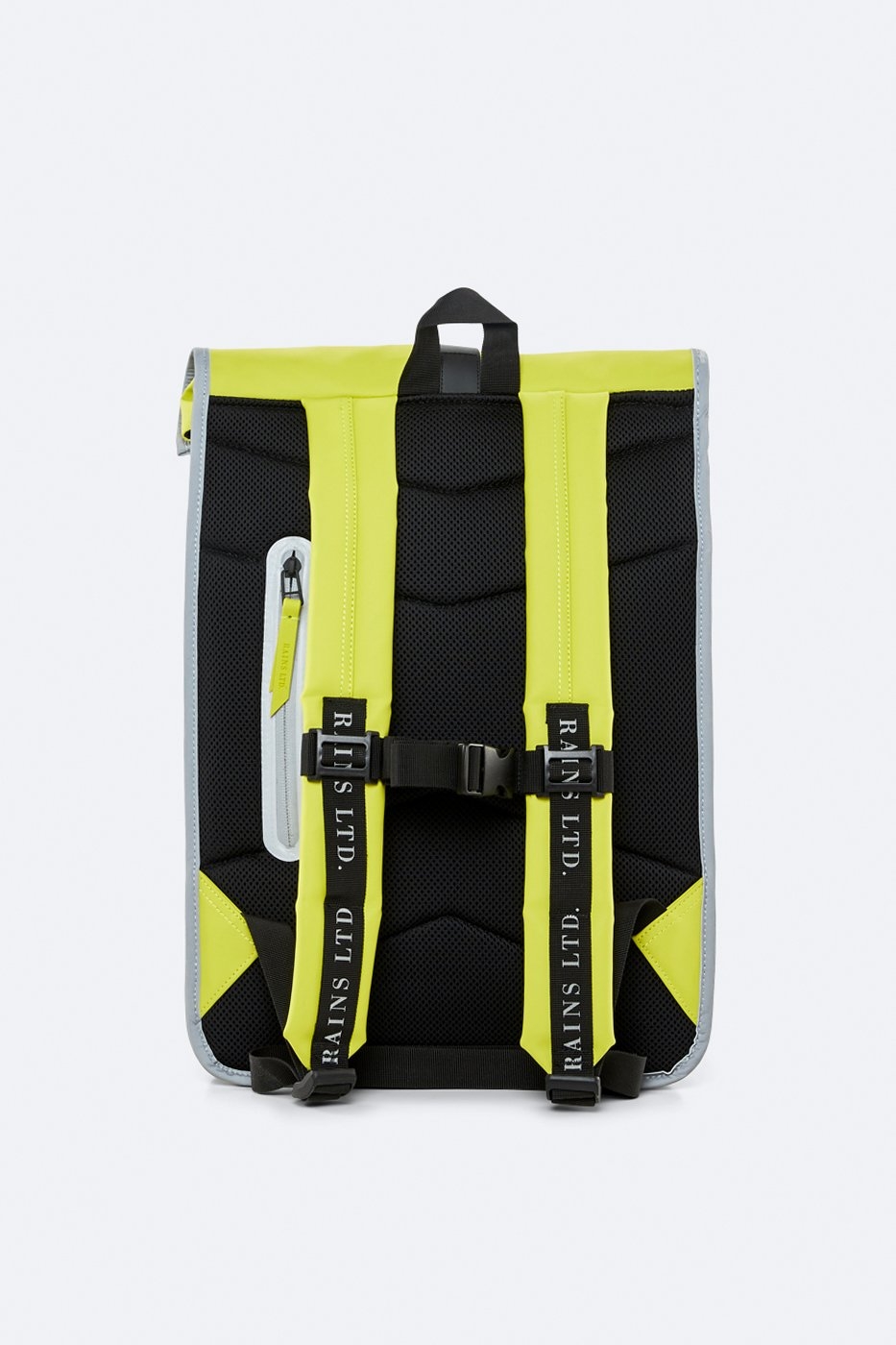 Roll Top Rucksack Neon Yellow LTD - Image 2