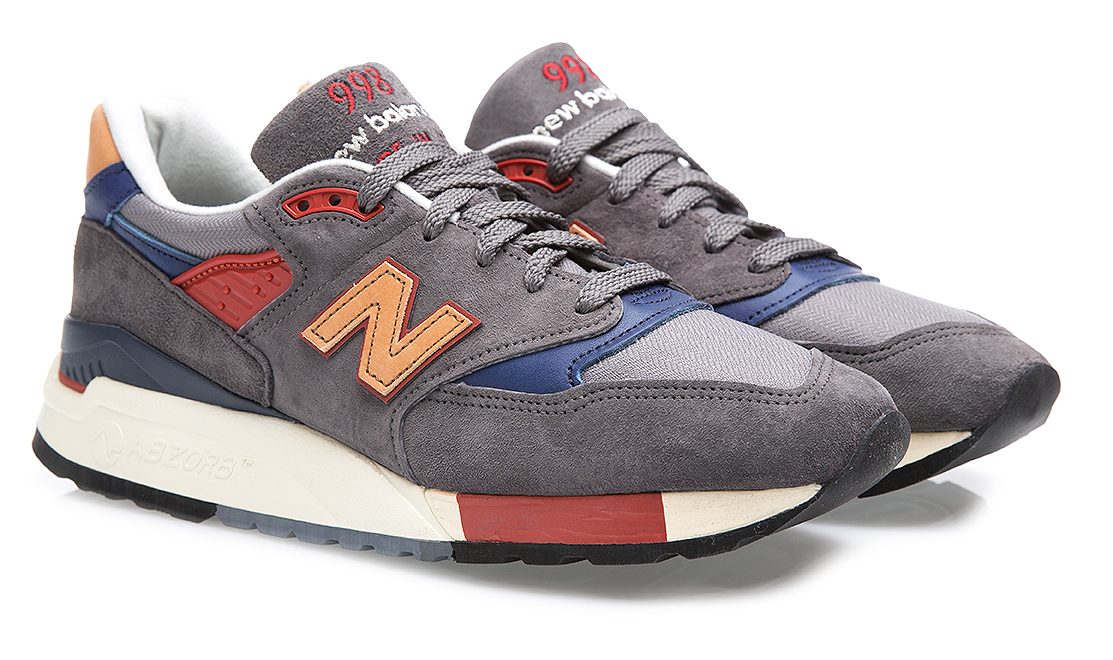 New Balance - M998 DBR Anthra navy orange - Image 2