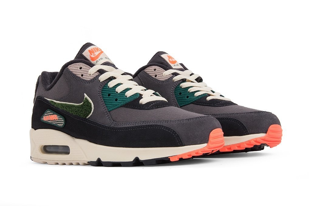 NIKE - Air Max 90 Premium SE Oil Grey Rainforest - Image 2