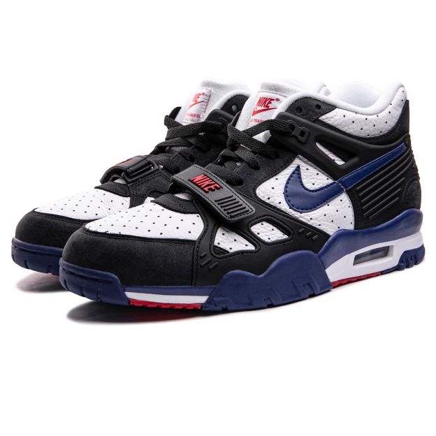 NIKE - Air Trainer Black Deep Royal Blue - Image 3