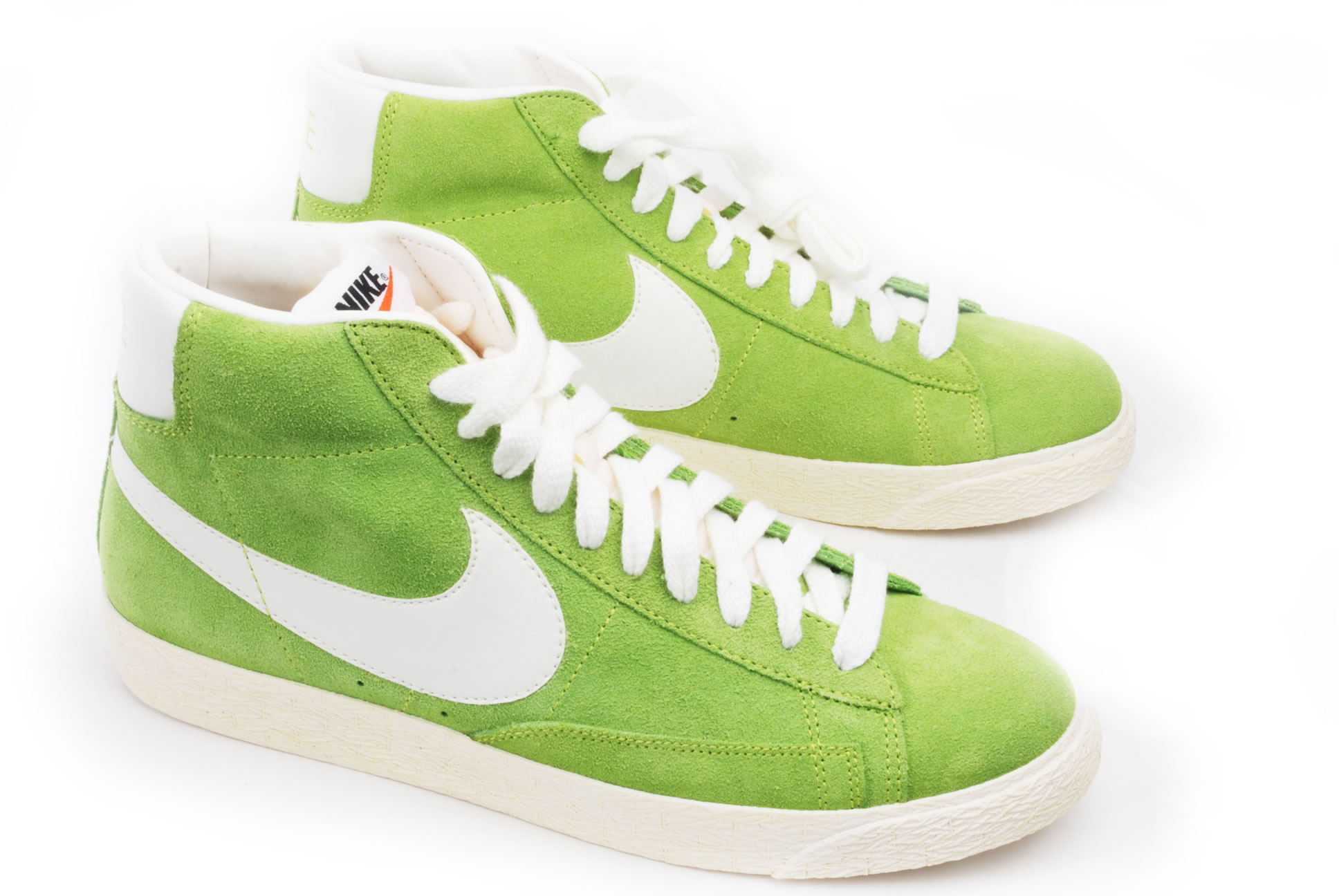 Nike blazer mid vintage suede vert pomme