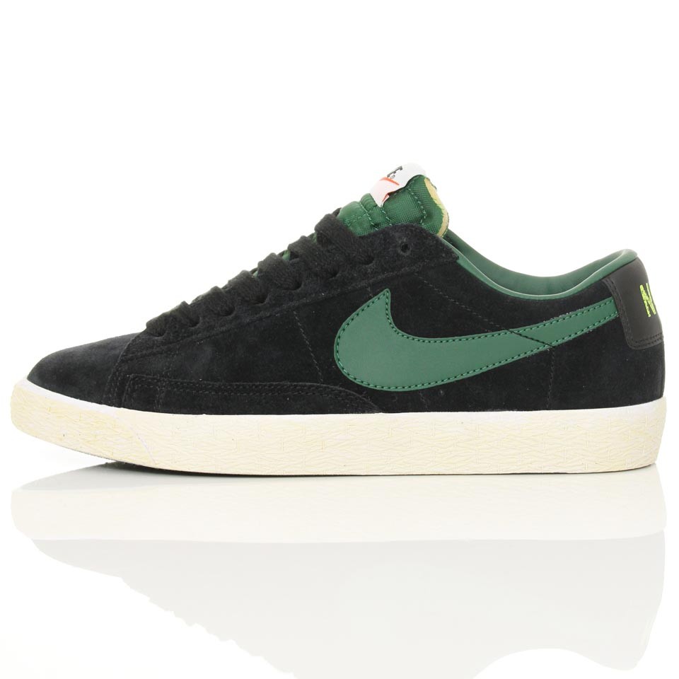 nike blazer lo pemium vintage black green - Image 3