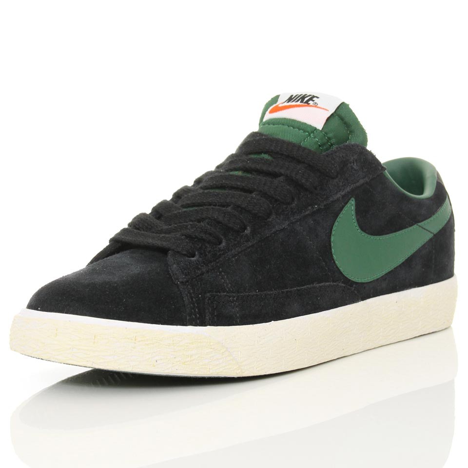 nike blazer lo pemium vintage black green - Image 2