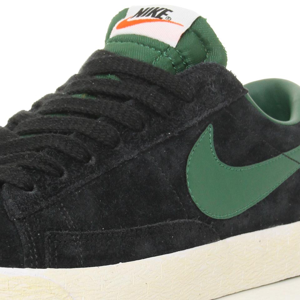 nike blazer lo pemium vintage black green