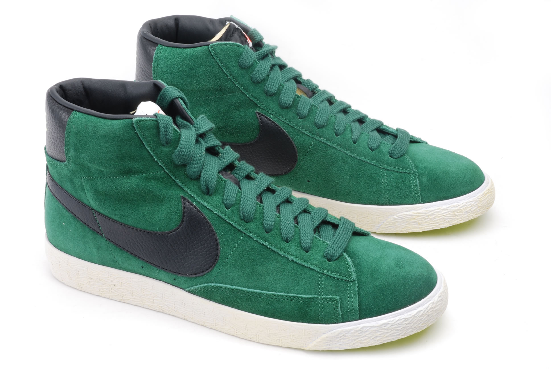 nike blazer mid suede green black - Image 3