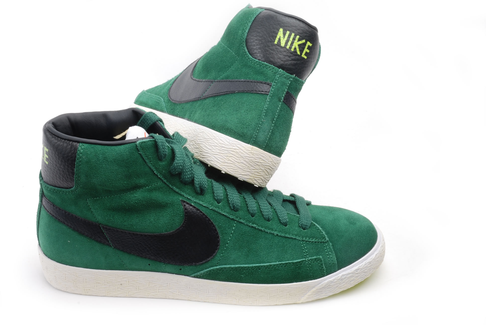nike blazer mid suede green black - Image 2