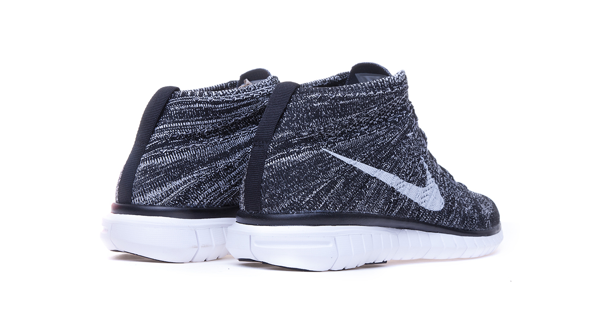 Nike free flyknit chukka black white - Image 2
