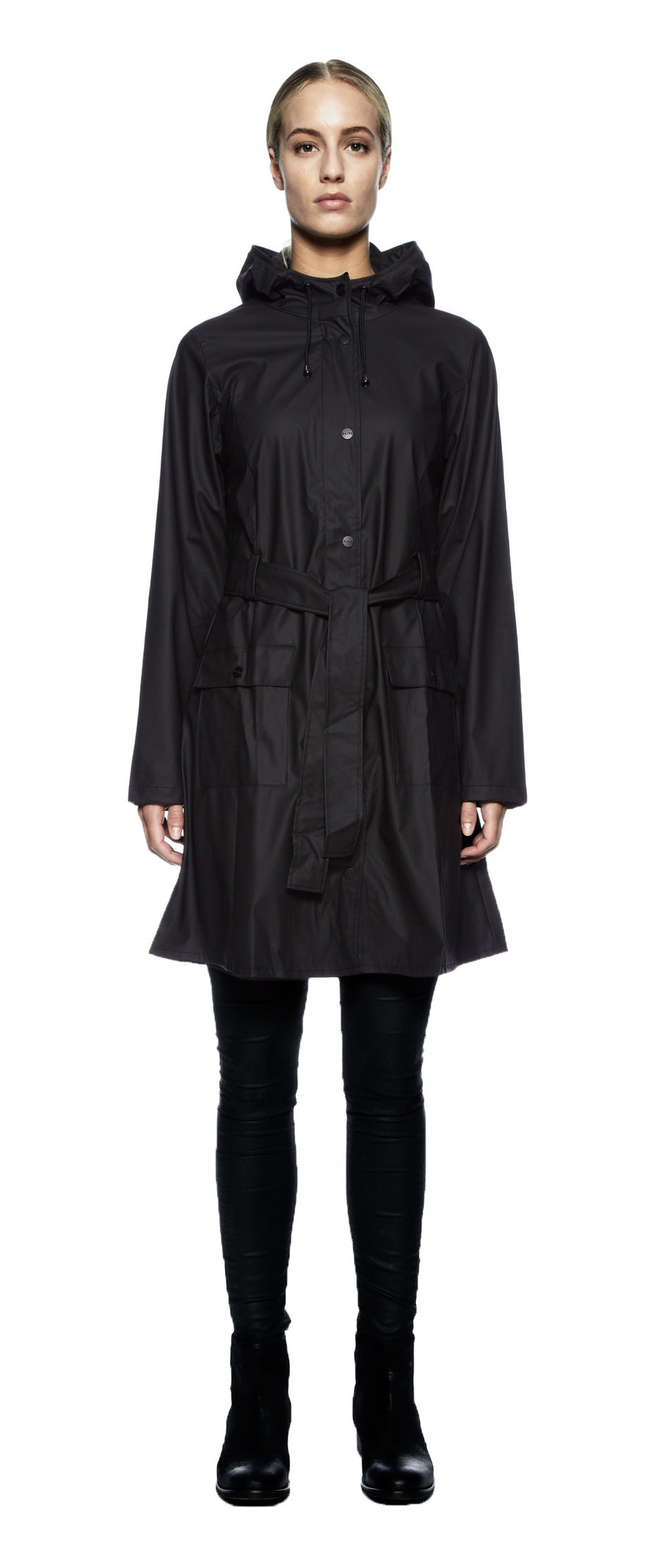 RAINS Curve Jacket Black - Image 3