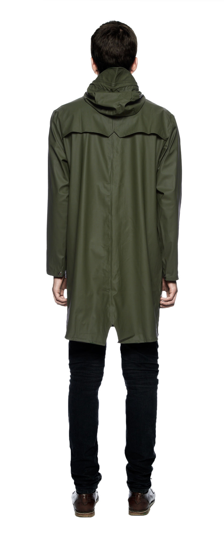 RAINS Long Jacket Green - Image 2