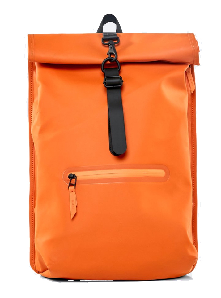 Roll Top Rucksack Fire Orange