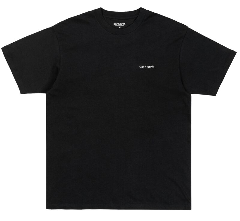 CARHARTT - S/S Script Embroidery T-Shirt Black / White