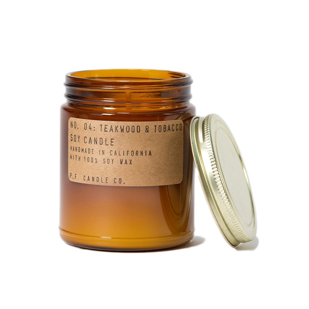 P F Candle - Teakwood & Tobacco