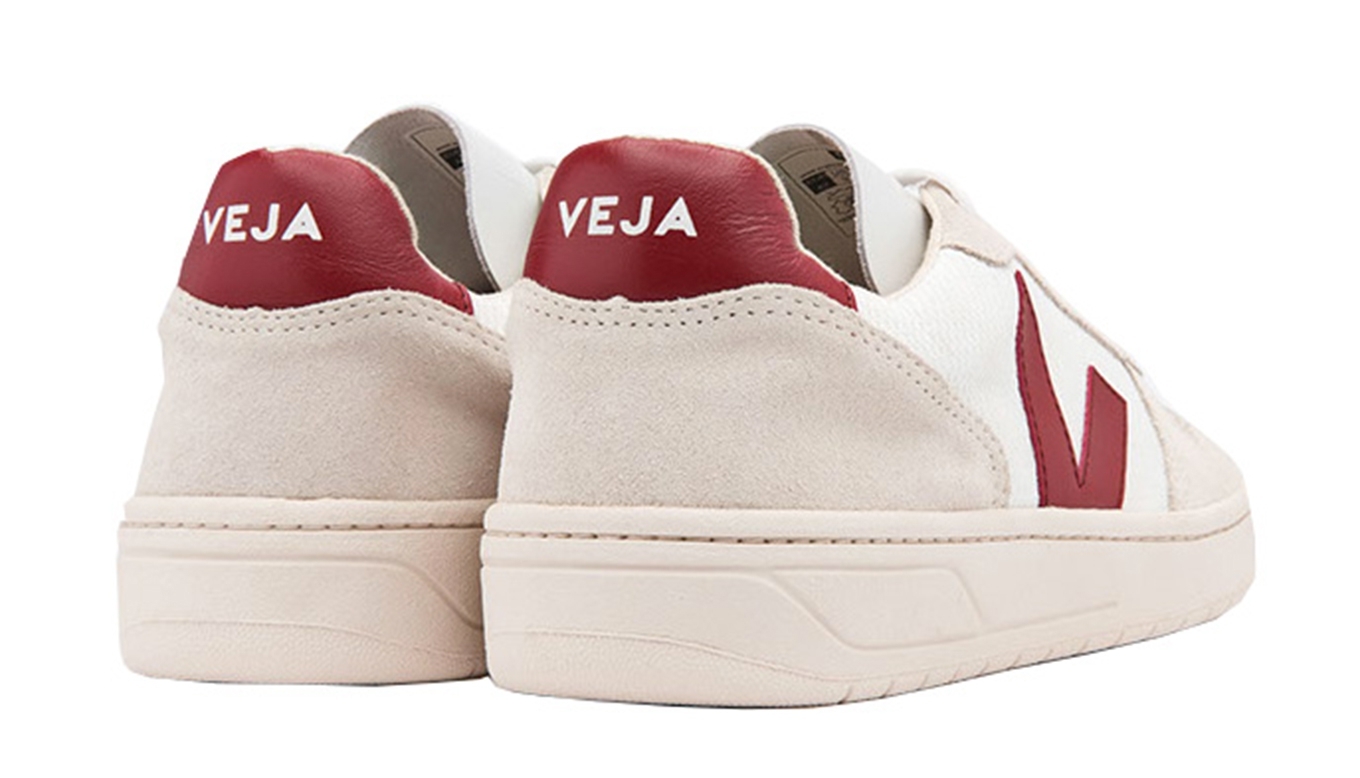 VEJA - V-10 B-Mesh White Marsala - Image 2