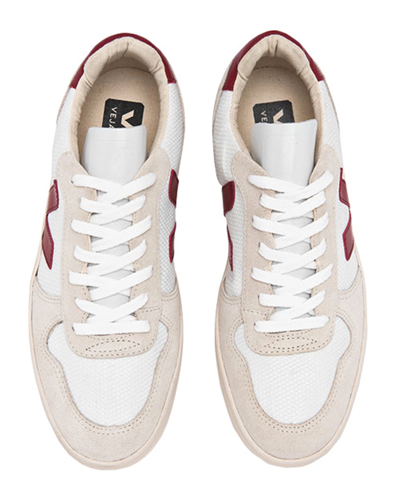 VEJA - V-10 B-Mesh White Marsala - Image 3