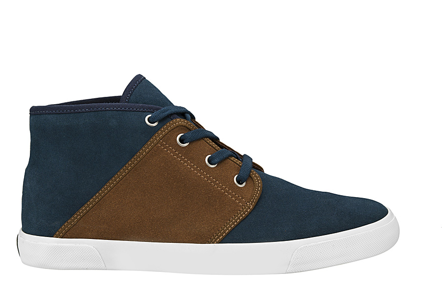 VEJA Mediterranee hi top suede nautico cacau