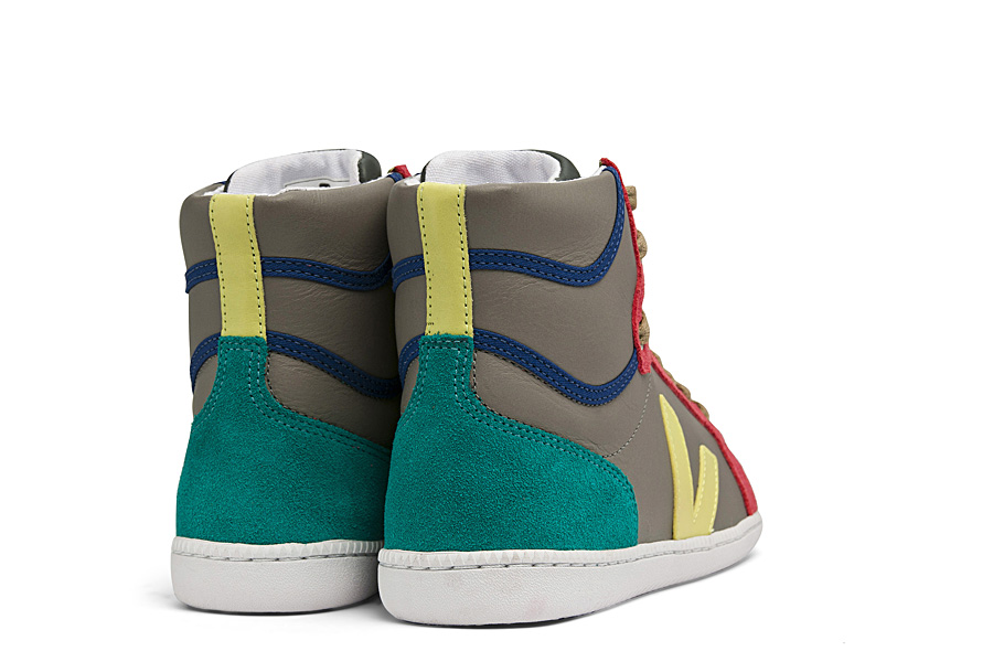 Veja SPMA cuir multicolor moonrock fluo - Image 5