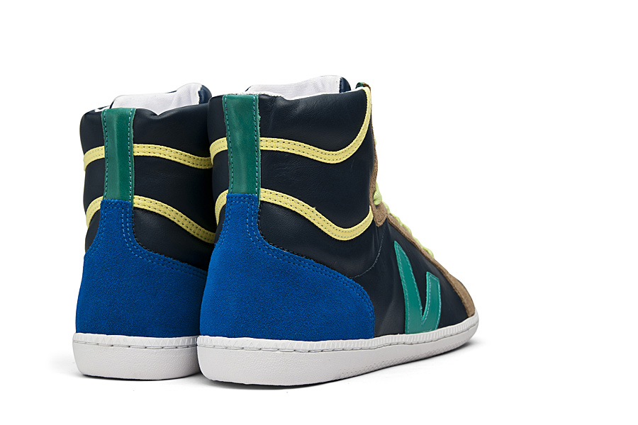 Veja SPMA cuir multicolor nautico emeraude - Image 4