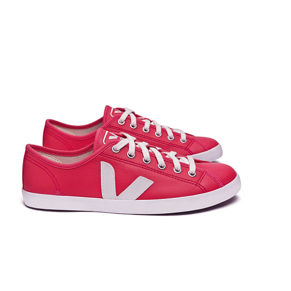 veja taua cuir rose fluo