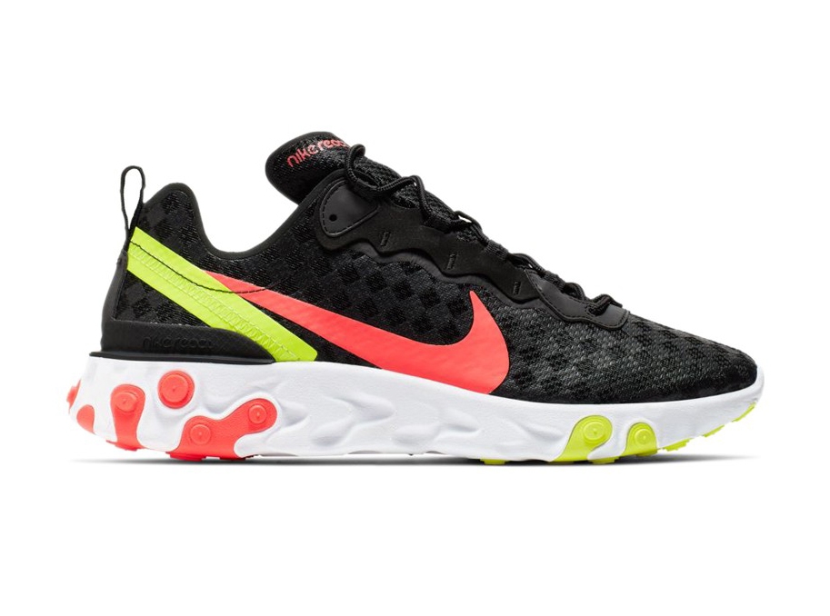 Nike react element 55 black flash crimson online