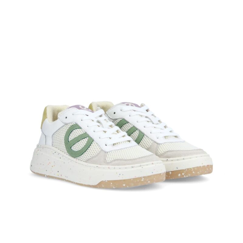 NO NAME - Bridget Sneaker Grain/ Riva/ Sued/White/Jade - Image 3