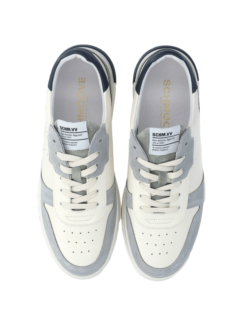 SCHMOOVE - Order Sneaker Suède Nappa Ciment/ Navy - Image 3