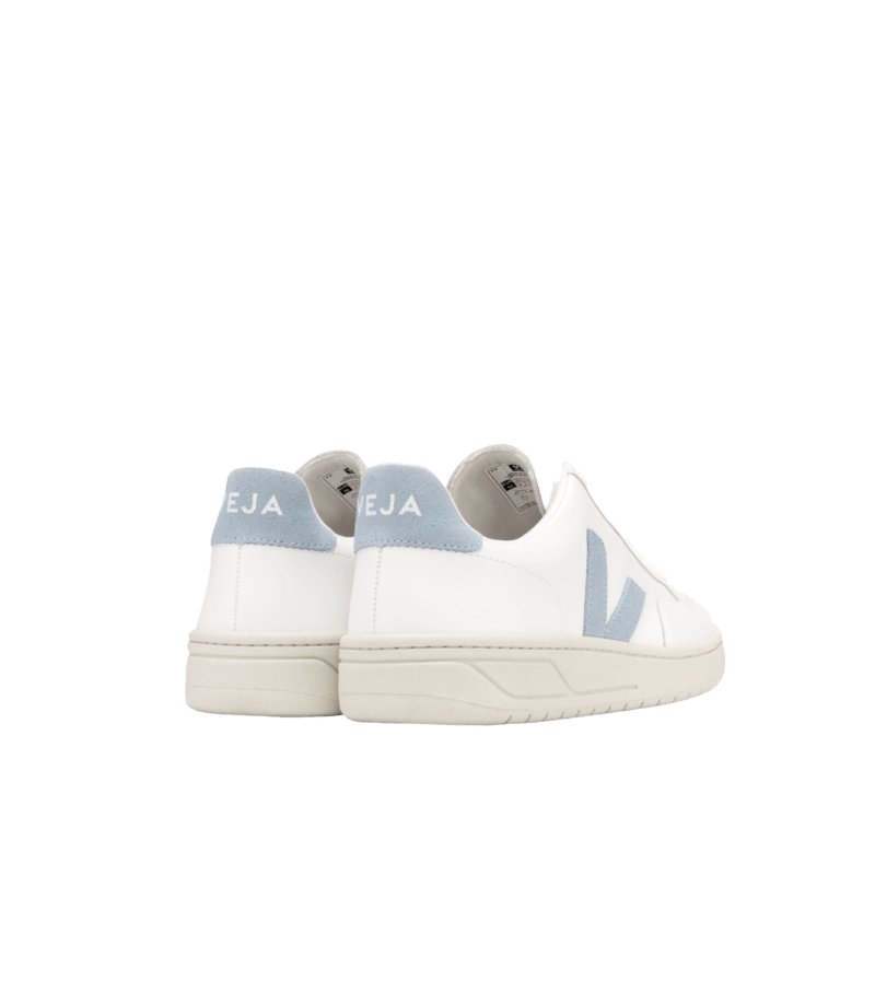 VEJA - V-12 Leather Extra White Steel - Image 2