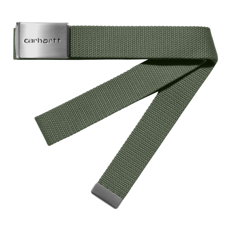 CARHARTT - Clip Belt Chrome, Dollar green