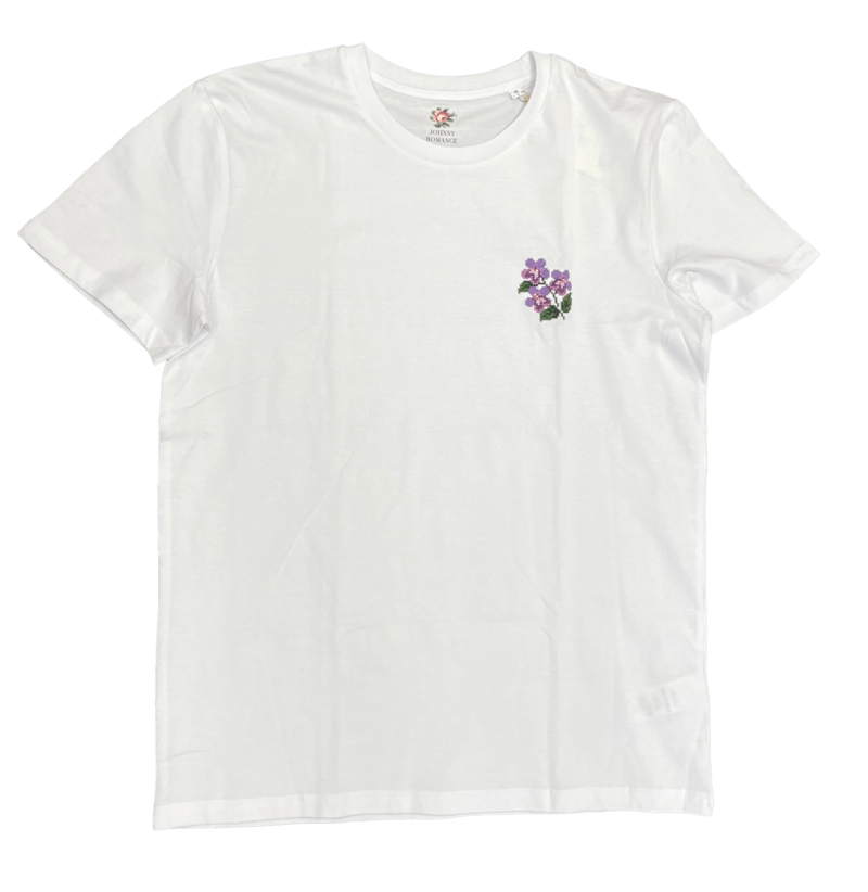 JOHNNY ROMANCE - Violettes, Blanc