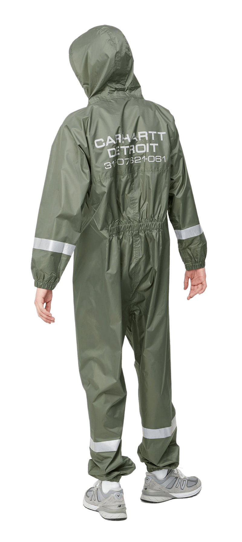 CARHARTT - Packable Rain Suit, Thyme/ Reflective