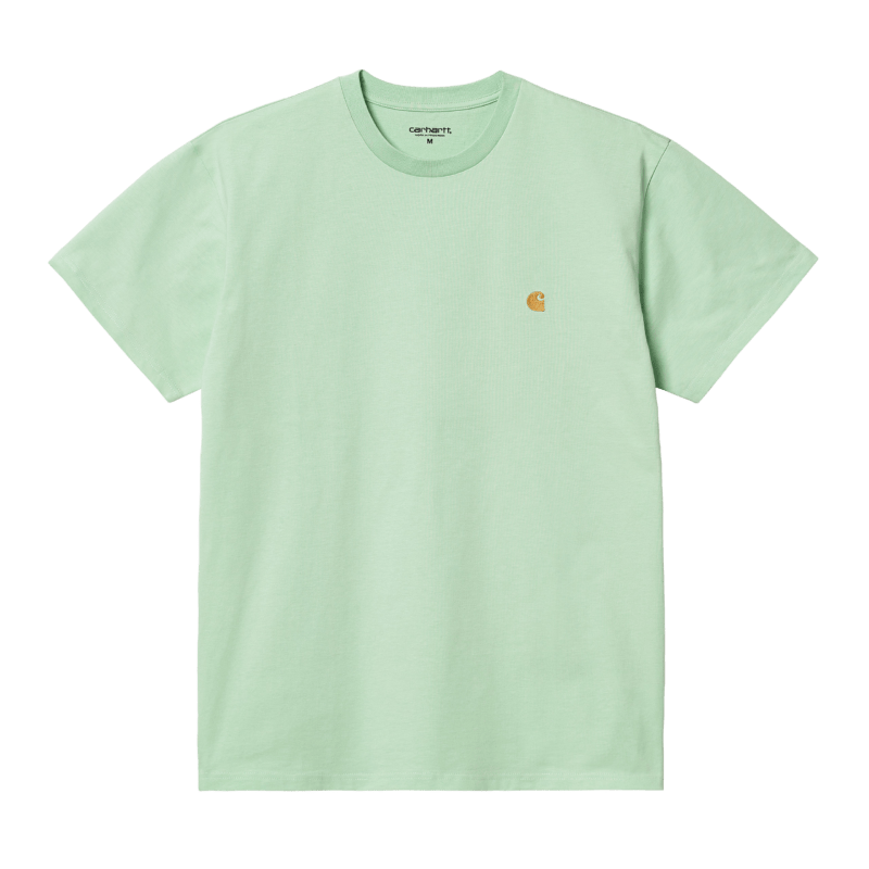 CARHARTT - S/S Chase T-shirt Pale Spearmint Gold