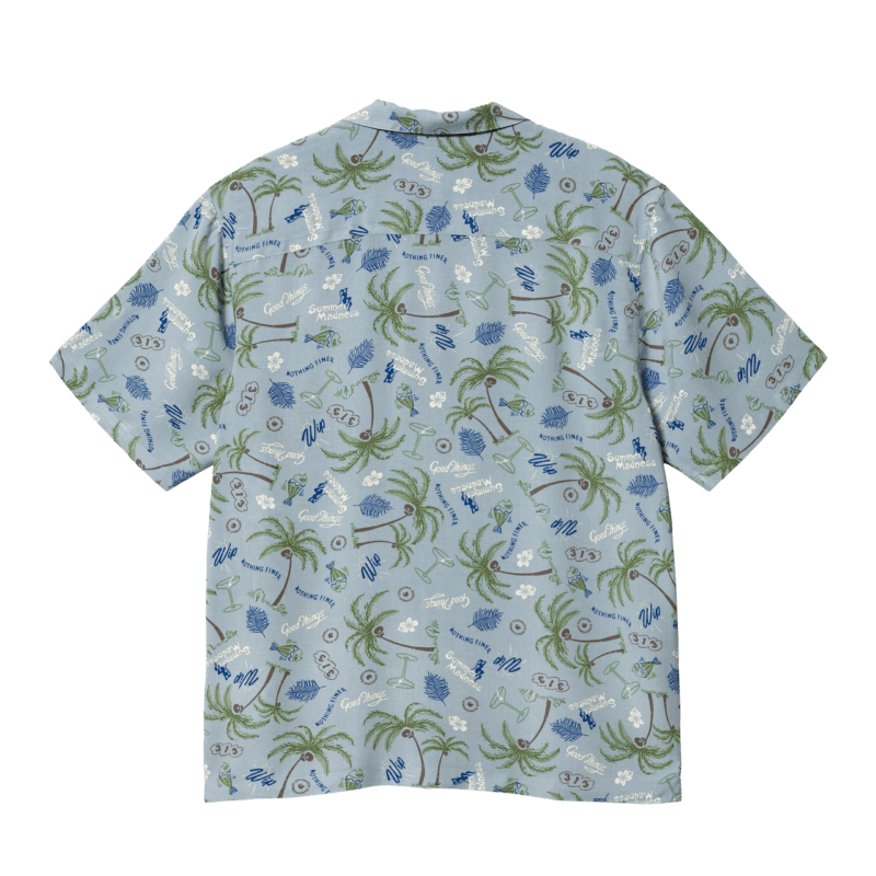 CARHARTT - S/S Mirage Shirt, Mirage print/ Frosted - Image 2