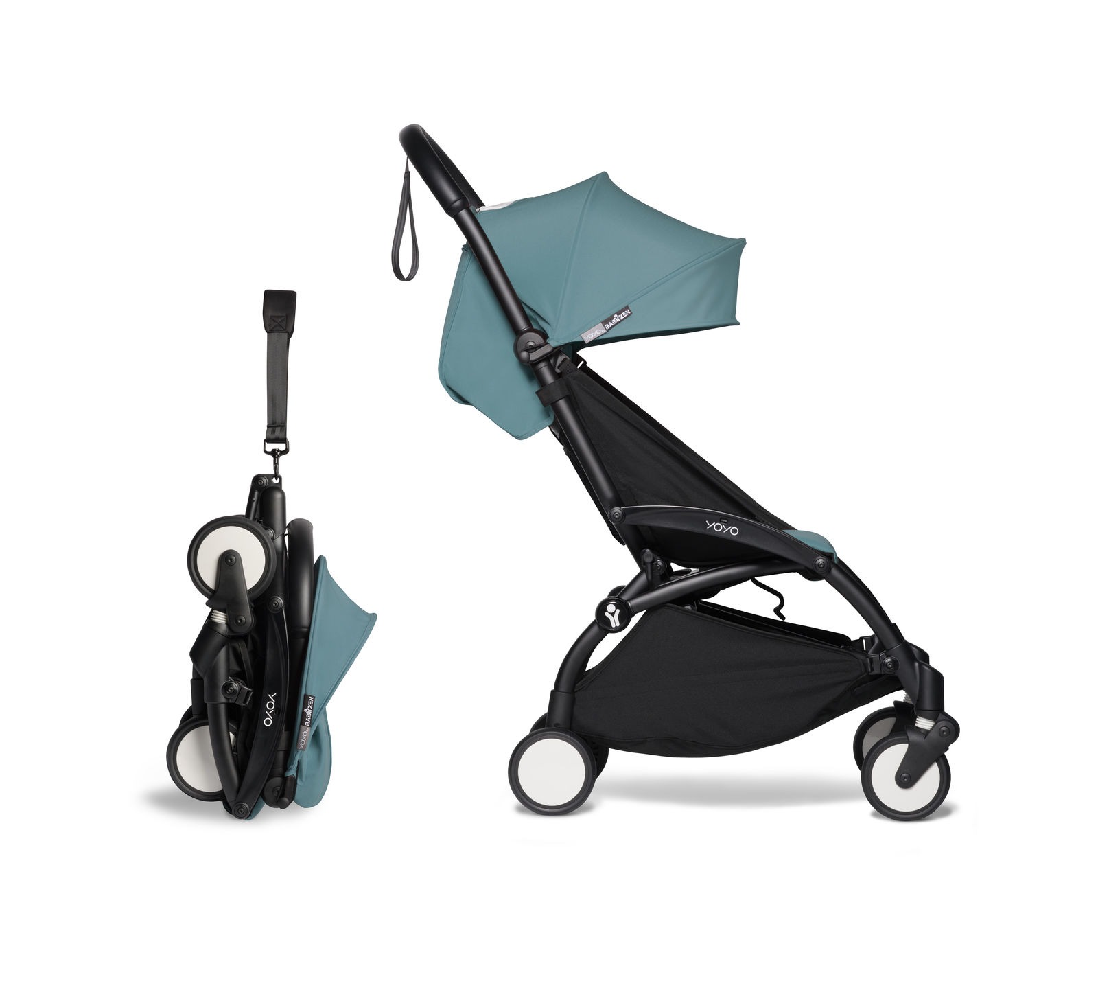 BABYZEN - Poussette YOYO 2 6+ -Black/Aqua - INSIDE URBAN WEAR