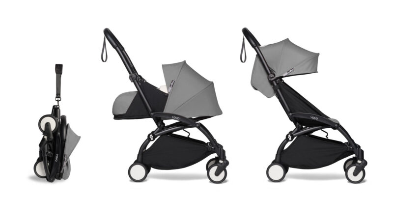 BABYZEN - Poussette YOYO2  Pack 0+ , Pack 6+ - Black / Gris