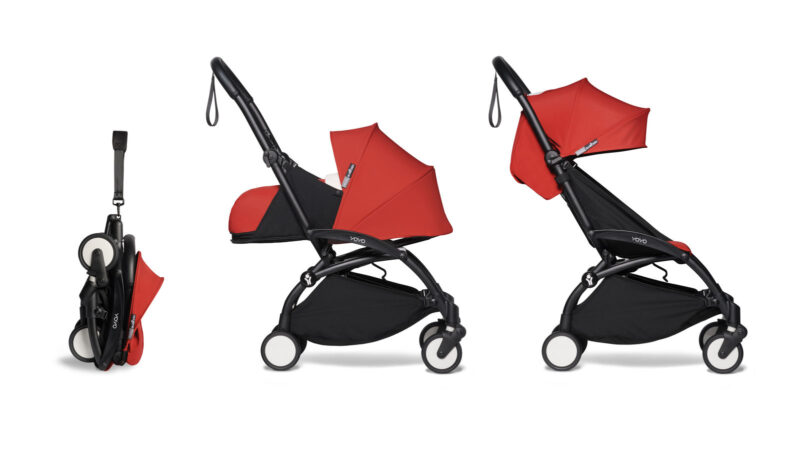 BABYZEN - Poussette YOYO2  Pack 0+ , Pack 6+ - Back / Rouge