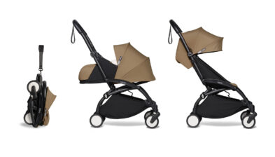 STOKKE – BABYZEN – Poussette YOYO2  Pack 0+, Pack 6+ – Black / Toffee