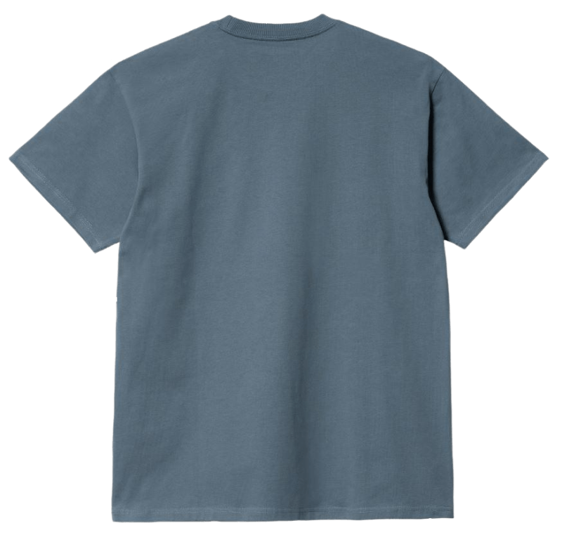 CARHARTT - S/S Chase T-shirt, Storm blue/ Gold - Image 2