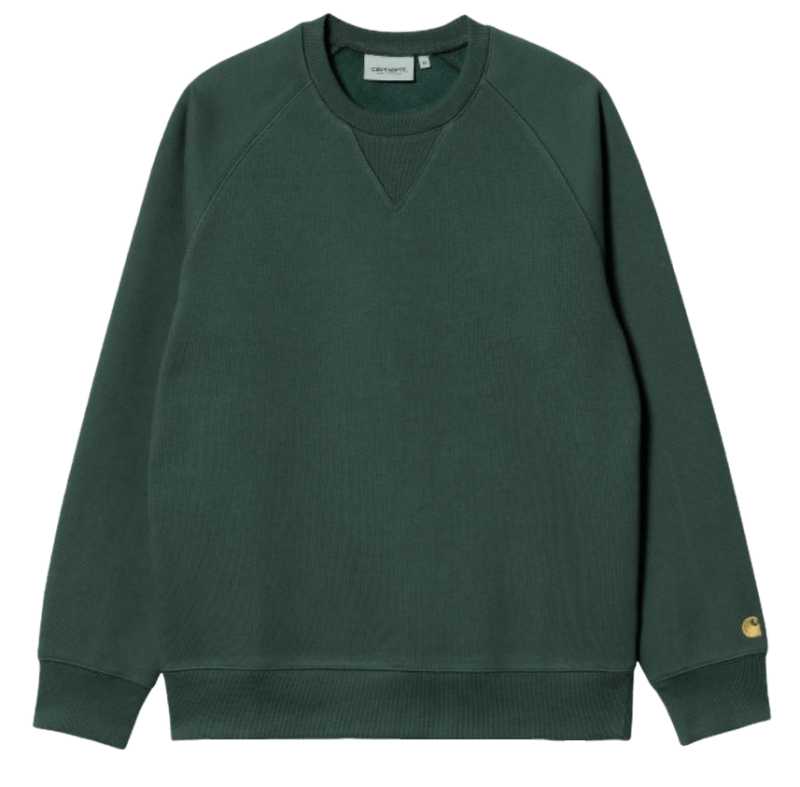 CARHARTT - Chase Sweat, Juniper/ Gold